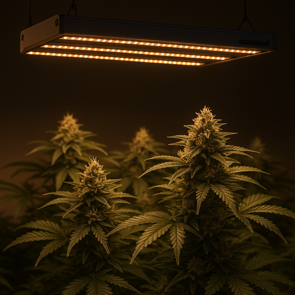 LED horticole avec spectre lumineux ajustable en floraison CBD