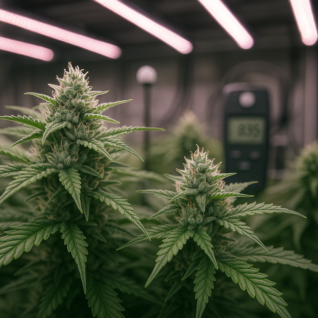 Optimisation de la croissance et synthèse cannabinoïde en culture indoor