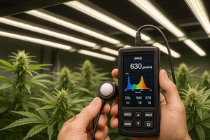Méthodes expertes de calibration PPFD pour barres LED en culture CBD indoor
